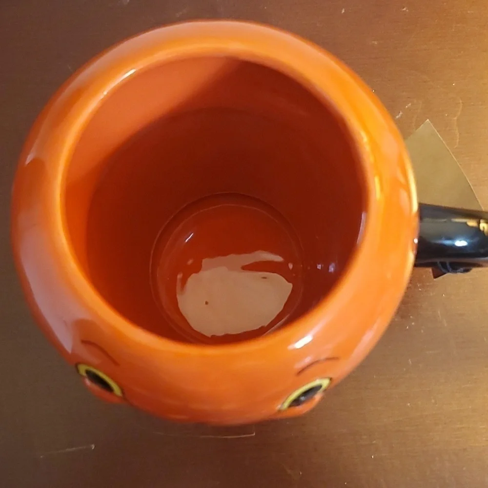 Johanna Parker Carnival Cottage Pumpkin Coffee Mug NWT - Picture 4 of 6